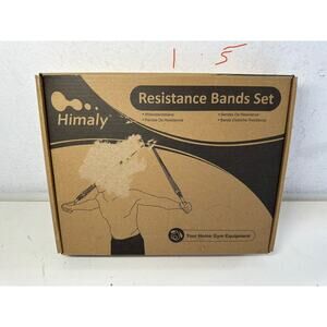 Himaly Exercise Bands Strength Training Fitness Bands Workout Resistance Bands!